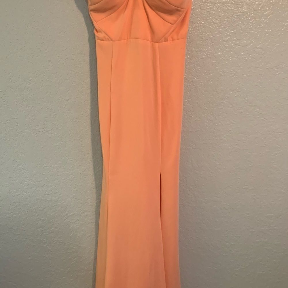 BARIANO AUSTRALIA Apricot Maxi Dress Size 8 - Picture 6 of 11